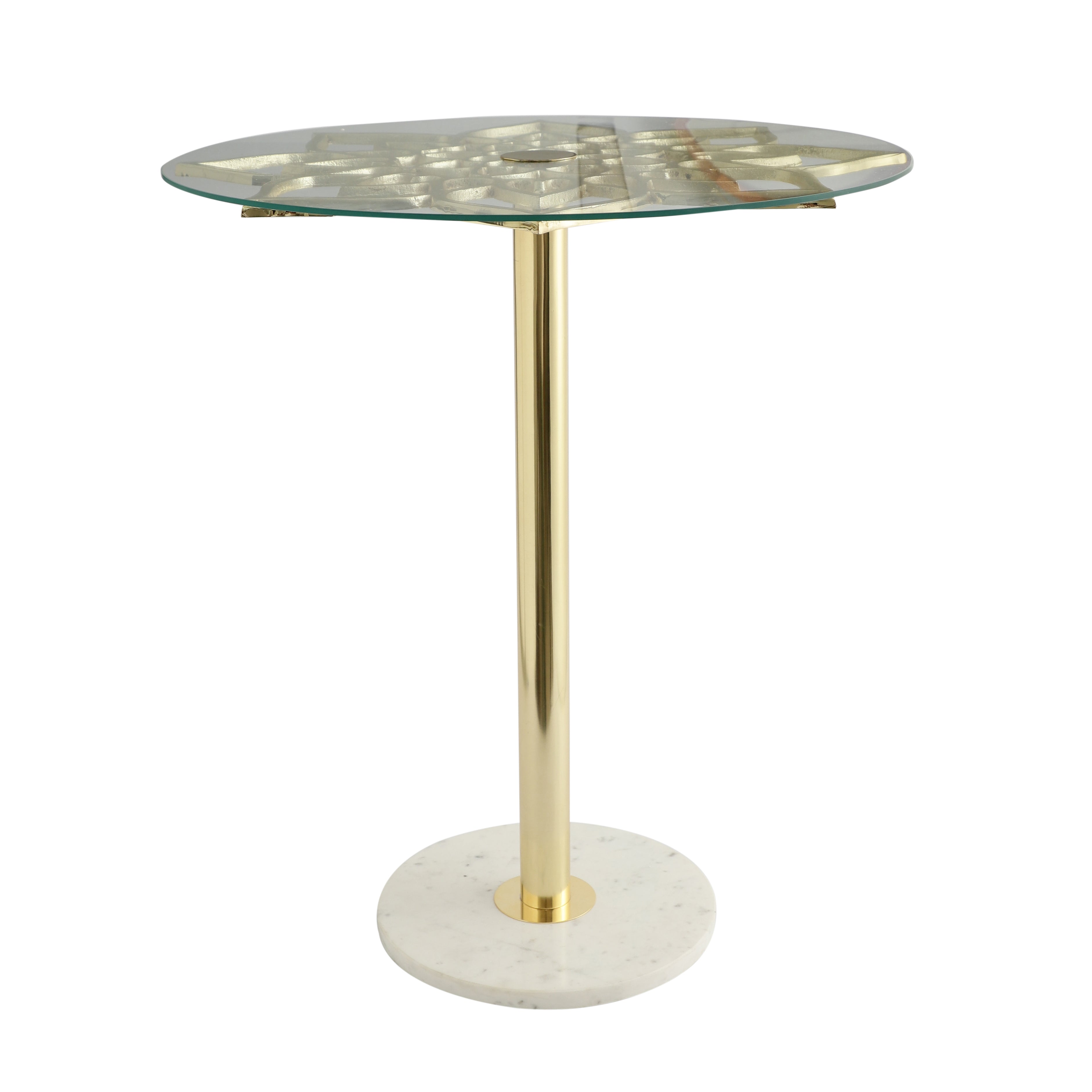 Eden's Flower - Gold Side Table - OUCH CART 