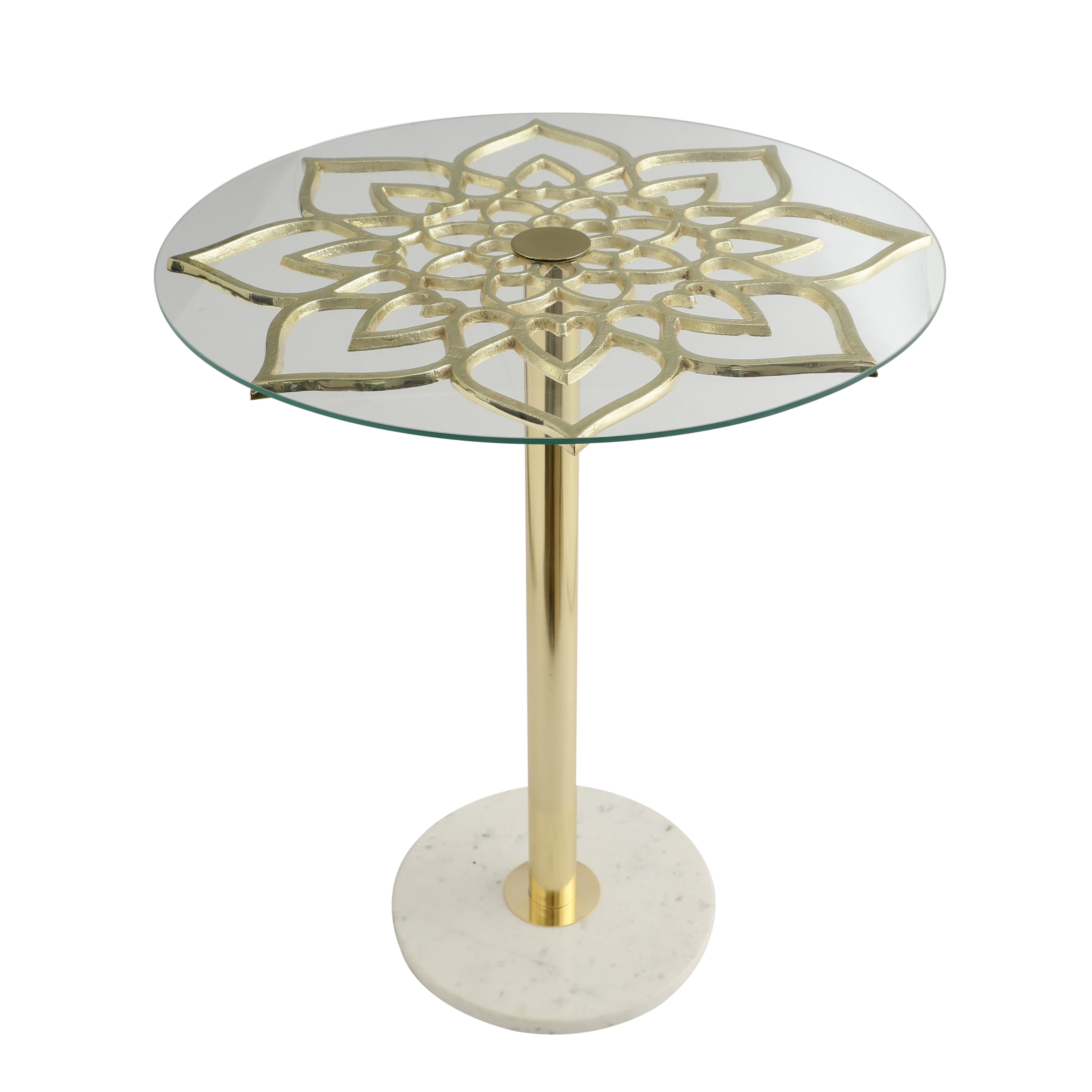 Eden's Flower - Gold Side Table - OUCH CART 