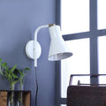 Gilbert White Metal Wall Light by SS Lightings