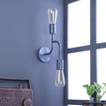 Flute Grey Metal Wall Light by SS Lightings
