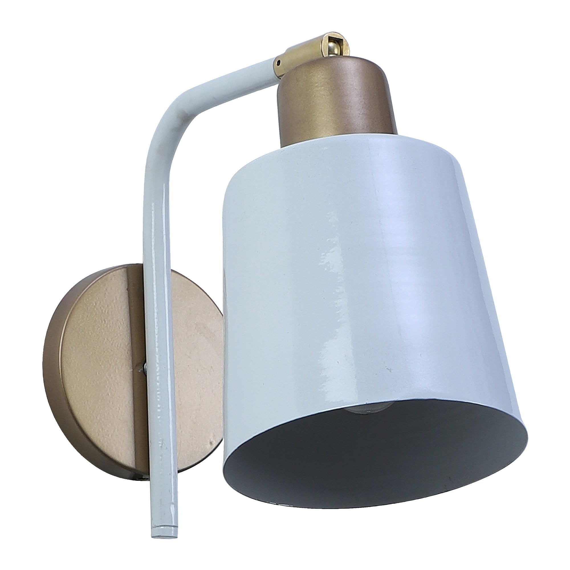 Two-Way White Metal Wall Light by SS Lightings
