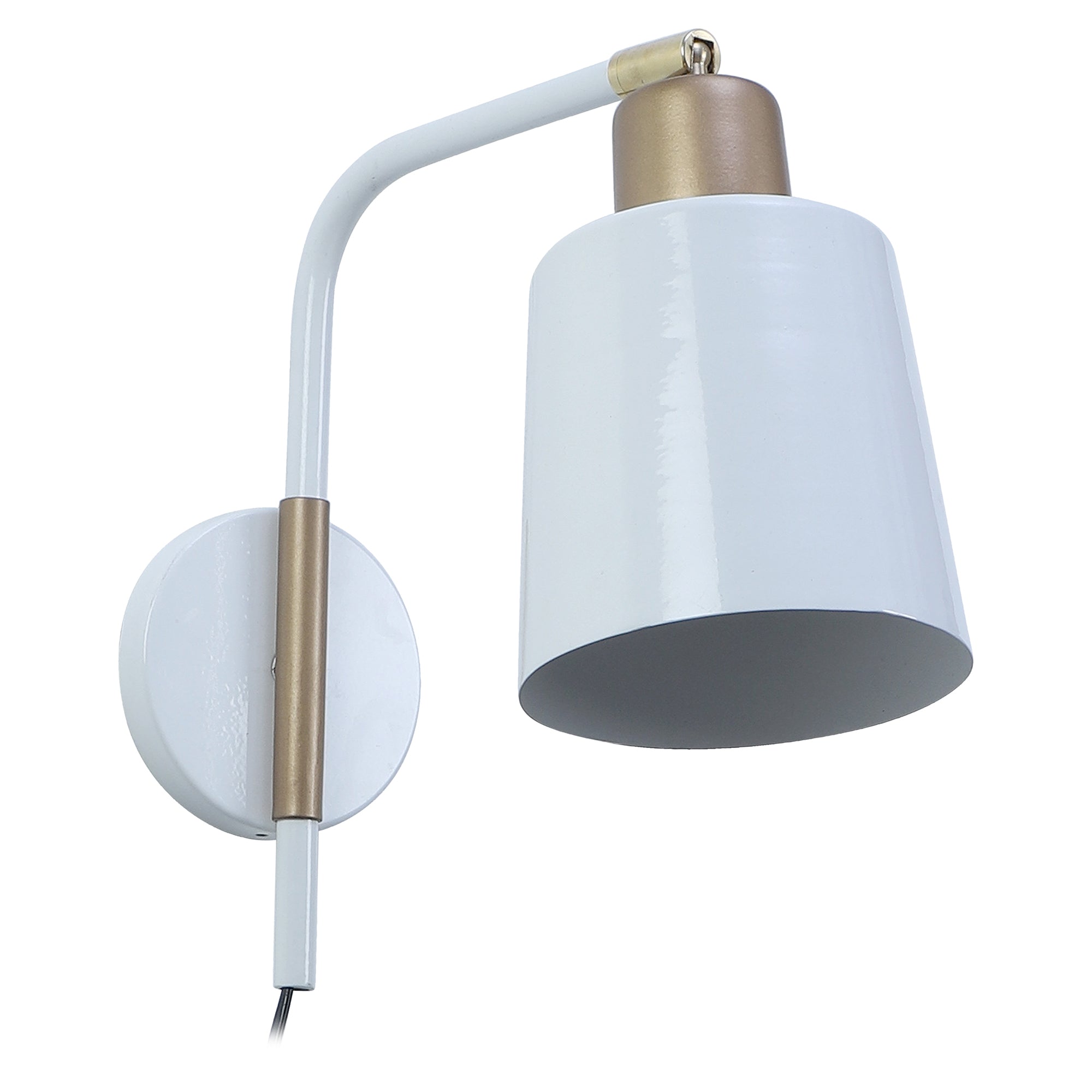 Norell White Metal Wall Light by SS Lightings