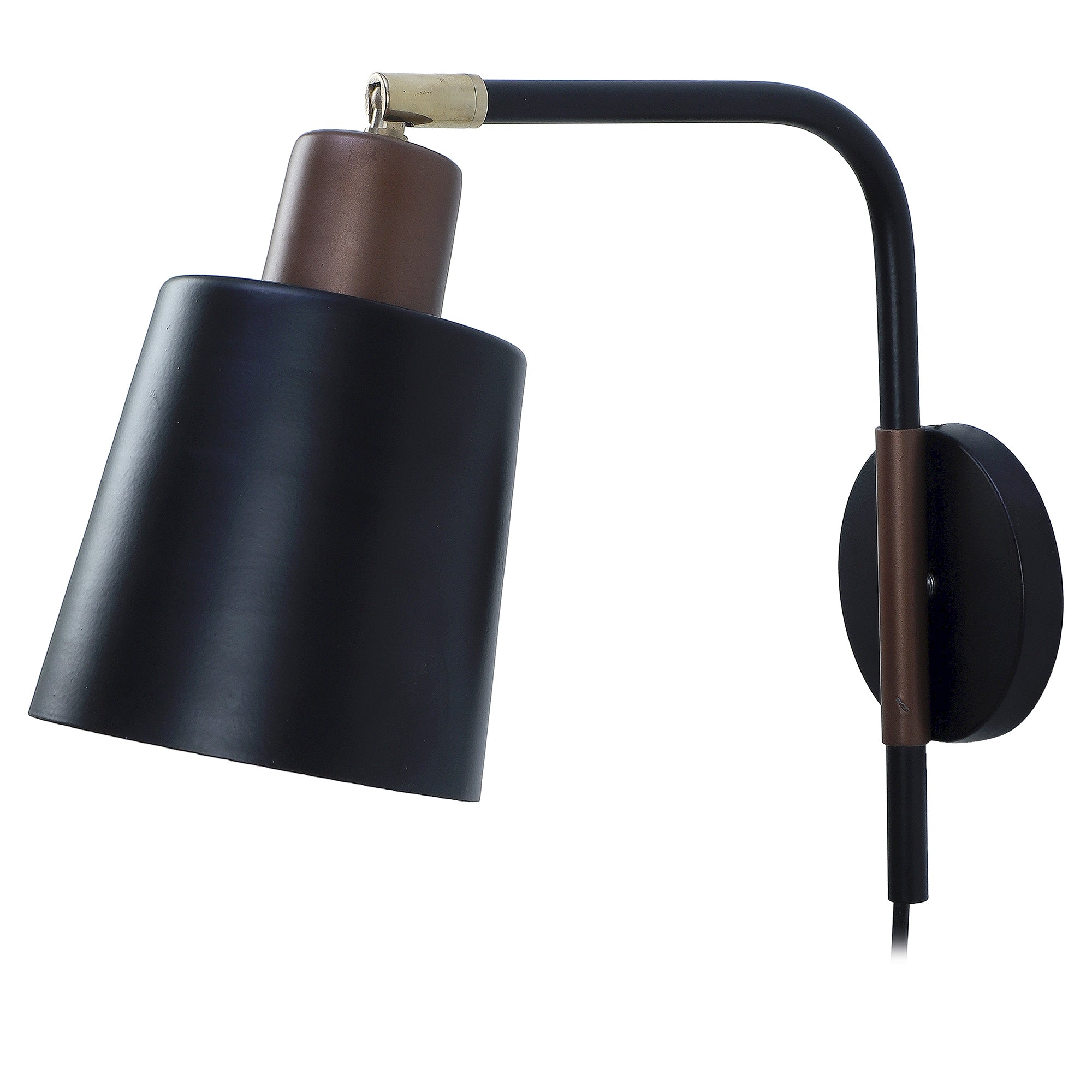 Norell Black Metal Wall Light by SS Lightings