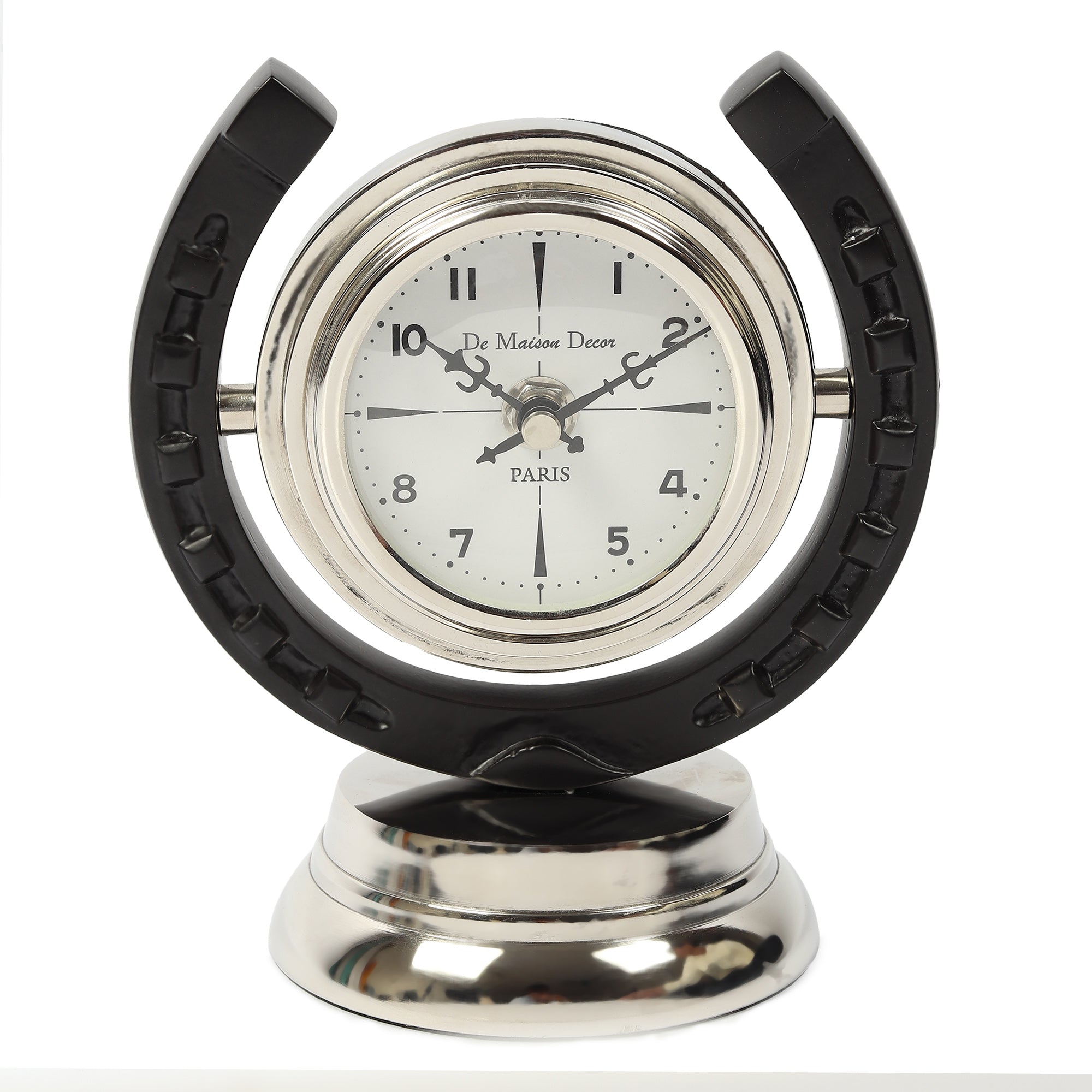 Equestrian Table Clock
