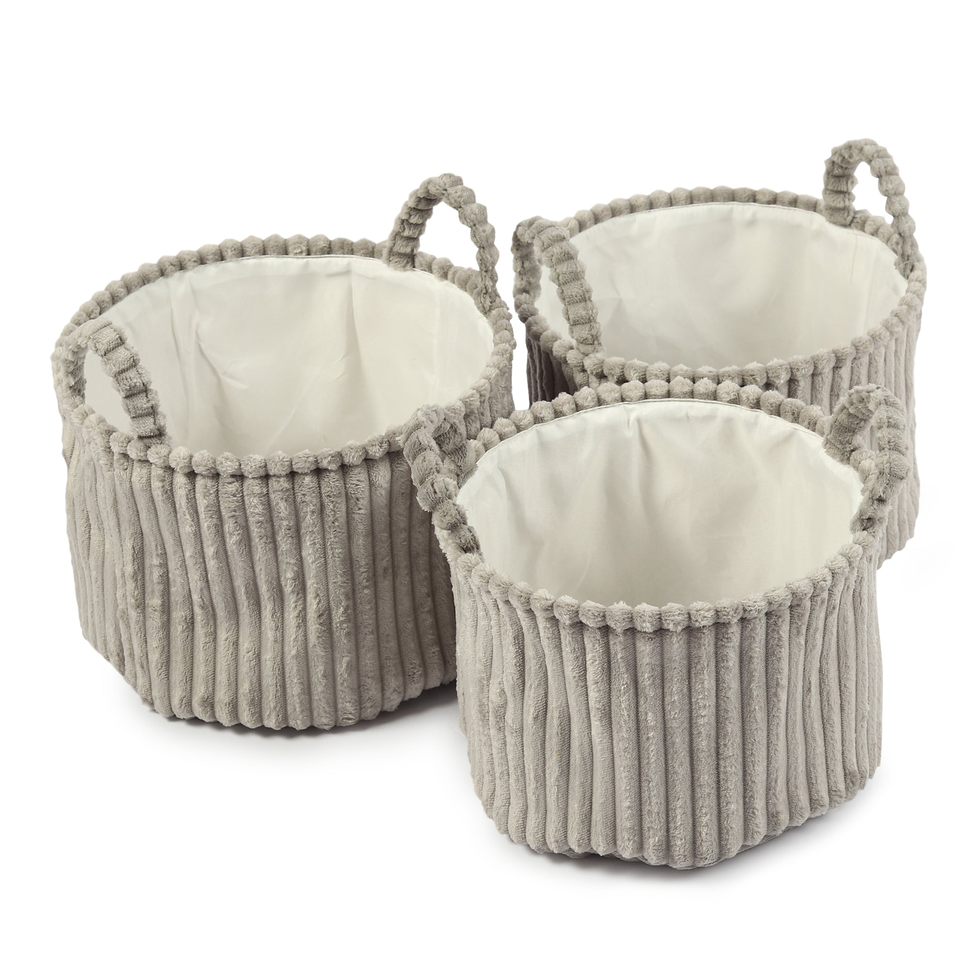 Leni Ivory Basket set of 3 - OUCHCART