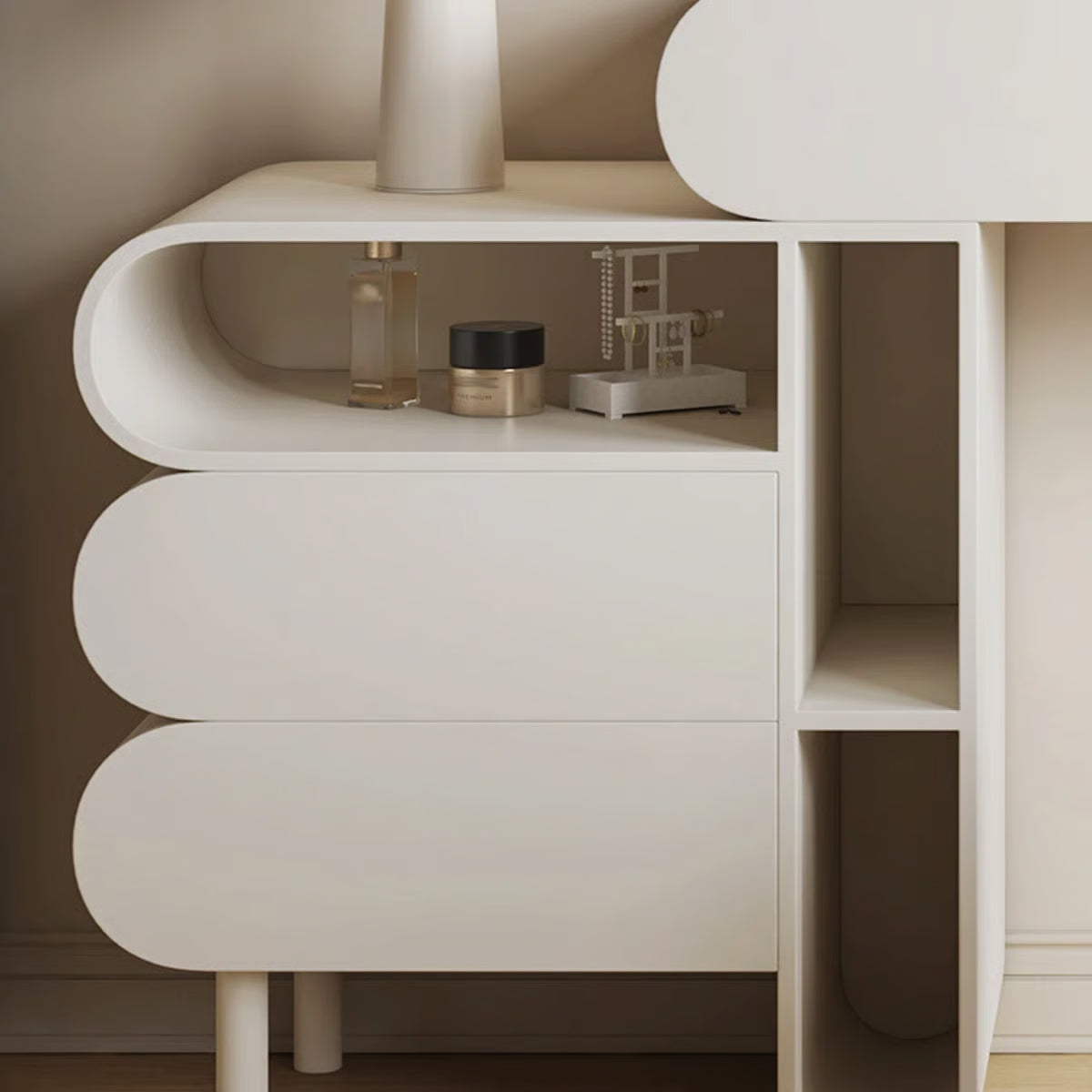 Elegant Isaian Vanity Desk –  Ample Storage Space-OUCH CART |Dressing table