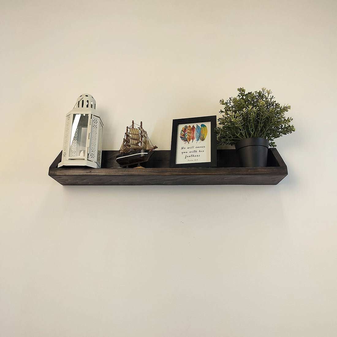 Ivan Wooden Wall Shelf Organiser- OUCH CART | Wall shelf