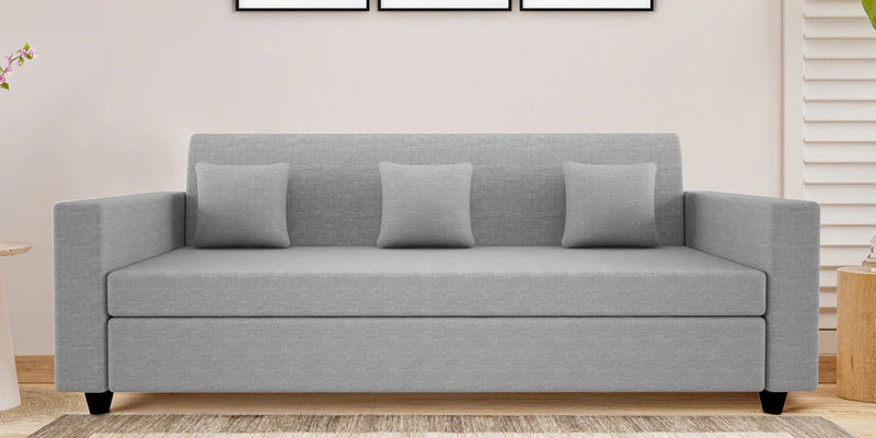 Fabric 3 Seater Sofa In Grey Colour