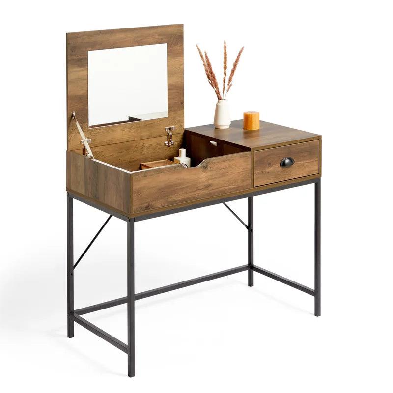 Marek Dressing Table with Mirror - Ouch Cart 