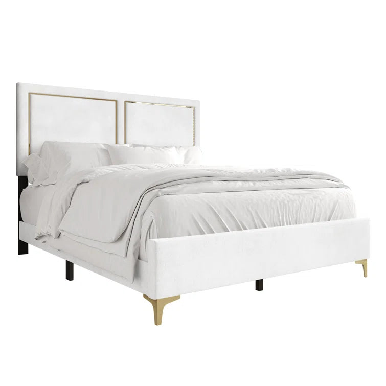 Jerell Upholstered Unfinished Standard Bed