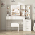 Elegant Jynna Makeup Vanity Desk with Drawers