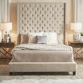 Kaster Upholstered Wingback Bed