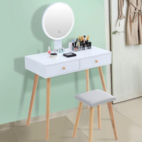 anyahindmarch dressing table design Anna with Mirror Size:16D Women's Petite Olive Wrap labelled pockets for lotions cane drawer chest
