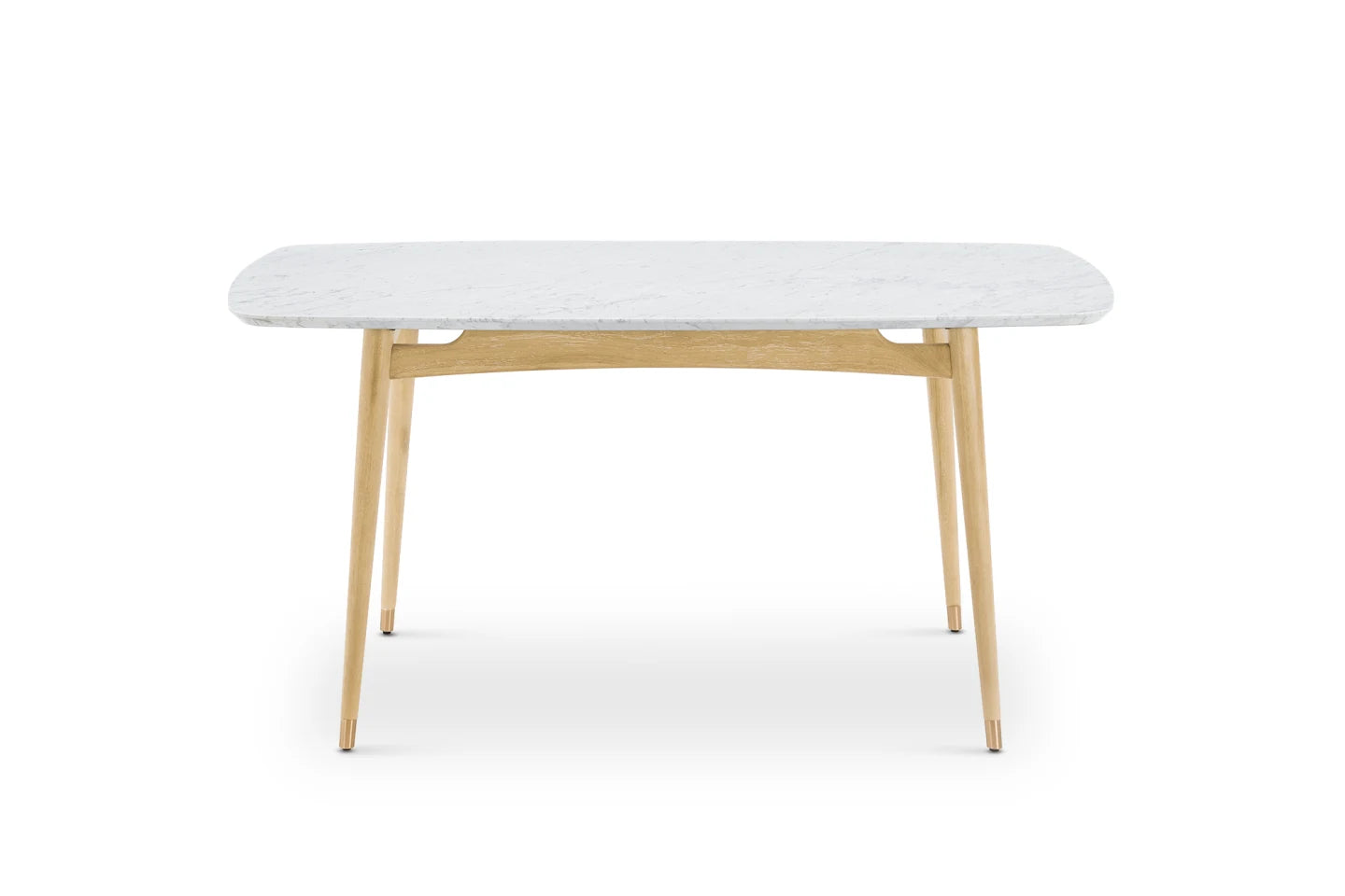 Kelsey Marble Dining Table, White Wash