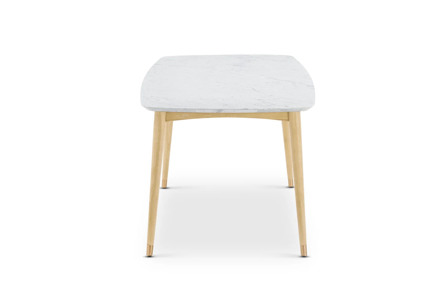 Kelsey Marble Dining Table, White Wash