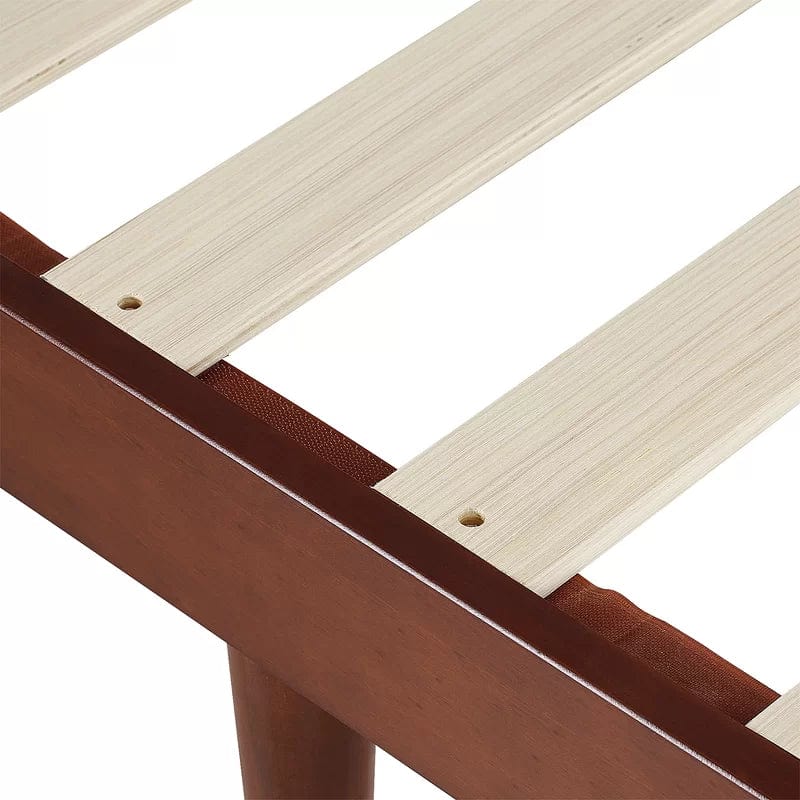 Kiesel Solid Wood Bed Frame with Headboard