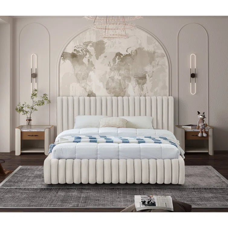 Kiriazes Upholstered Platform Bed