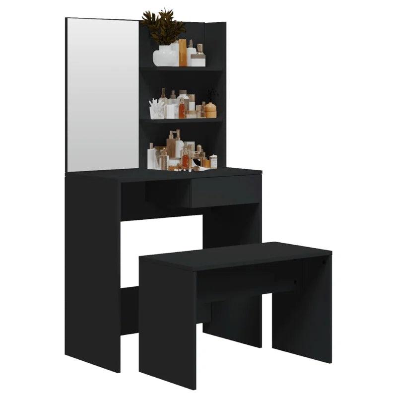 Rosa Dressing Table with Mirror - Ouch Cart 