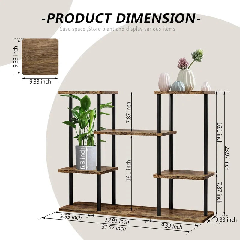 5-Tier Corner Plant Stand