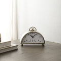 Luna Desk Clock In Silver