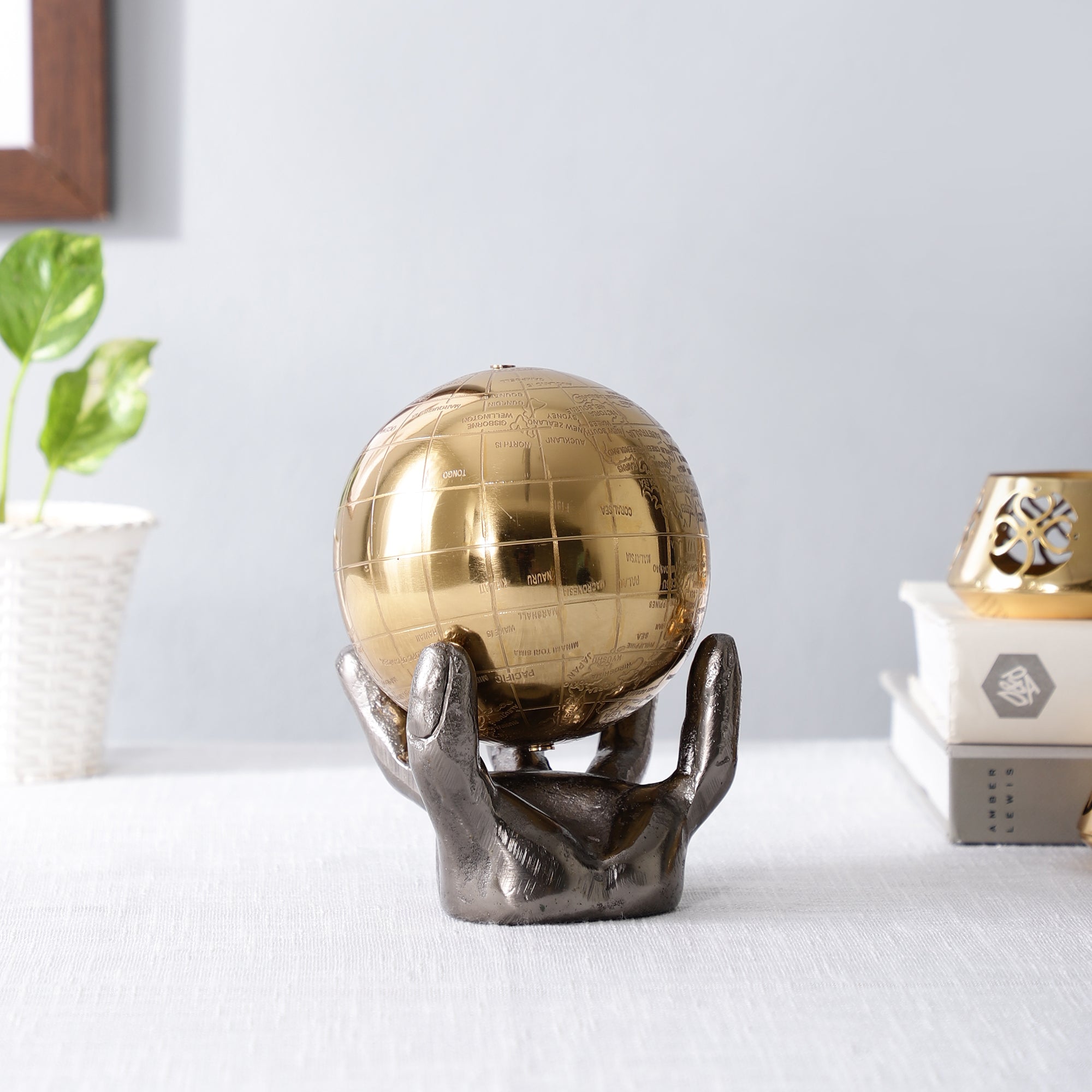 Celestial Grip Art Deco Globe