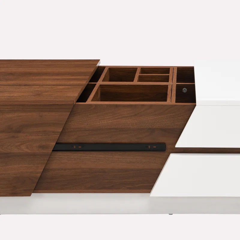 Sliding Top Coffee Table with Storage,living room table,Cocktail table