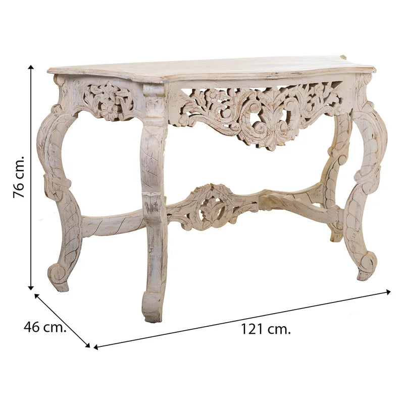 Misaki Solid Wood Console Table