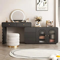 Laykyn Makeup Vanity Desk – Wooden Dressing Table without Mirror & Drawers