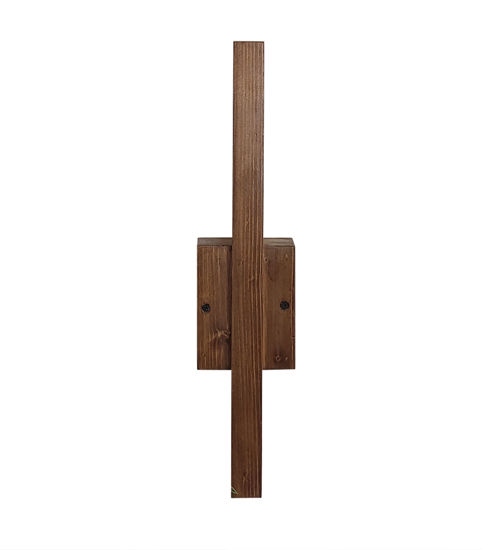 Lineo Brown Wooden LED Wall Light (BULB NOT INCLUDED)