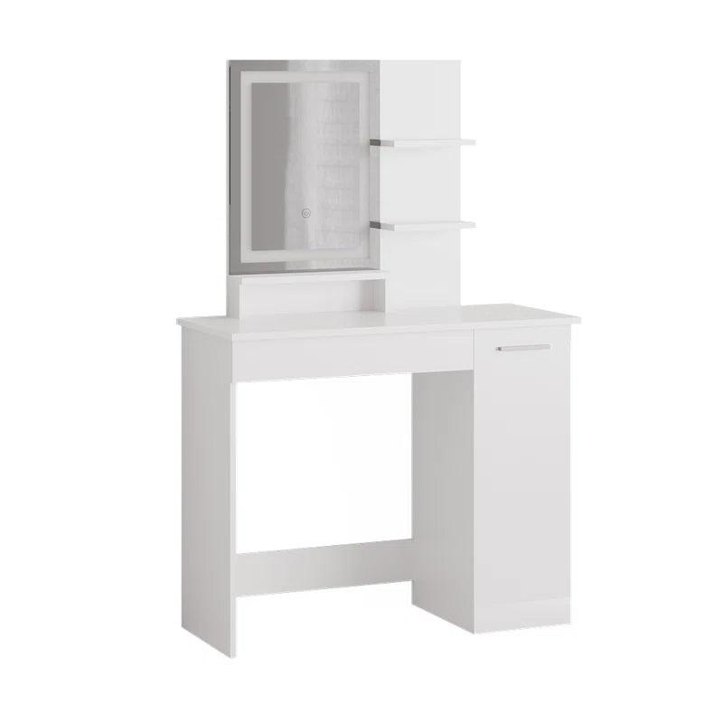 Leevi Dressing Table with Mirror - Ouch Cart 