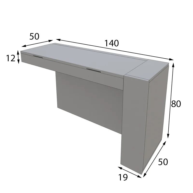 Misaki Dressing Table with Mirror