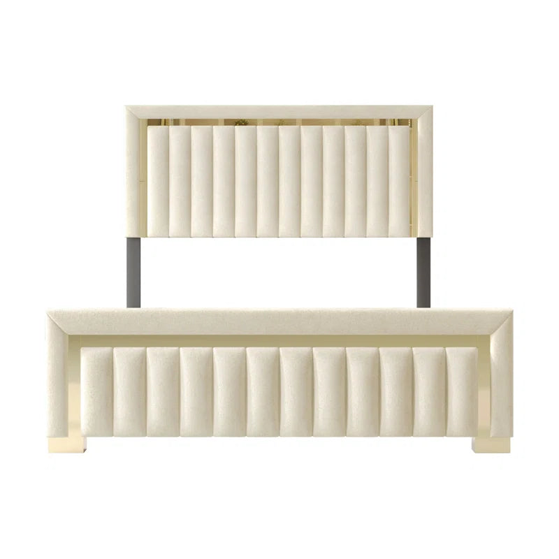 Lyn Upholstered Panel Bed