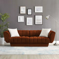 Modern Sofa Couch with Pillows – Minimore Lefferts Contemporary 3-Seater Living Room Sofa