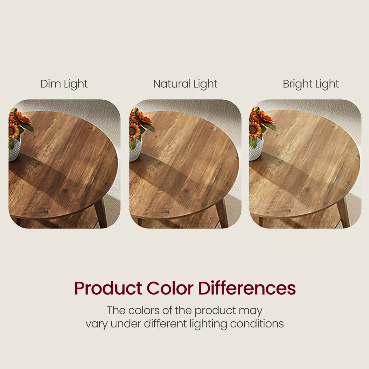 Maklena Coffee Table With 2-Tier Storage Shelves