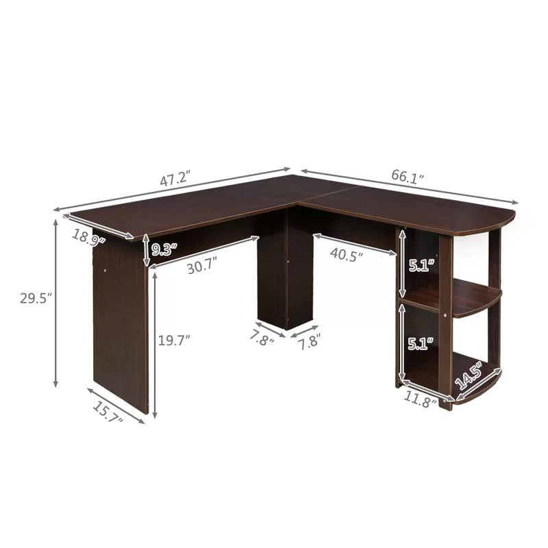 L-Shaped Computer Desk