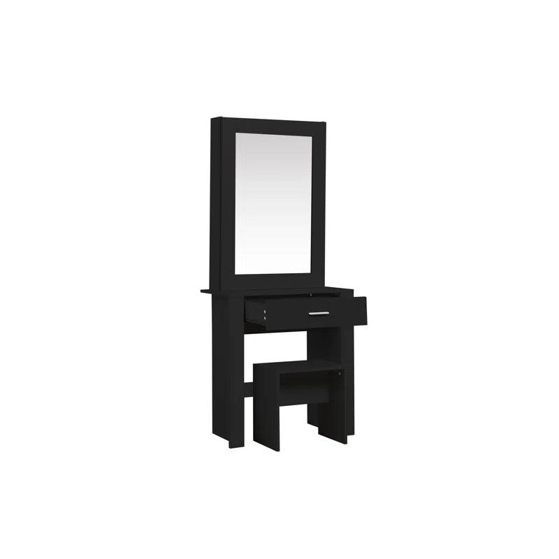 Aada Sliding Dressing Table Set with Mirror - Ouch Cart 