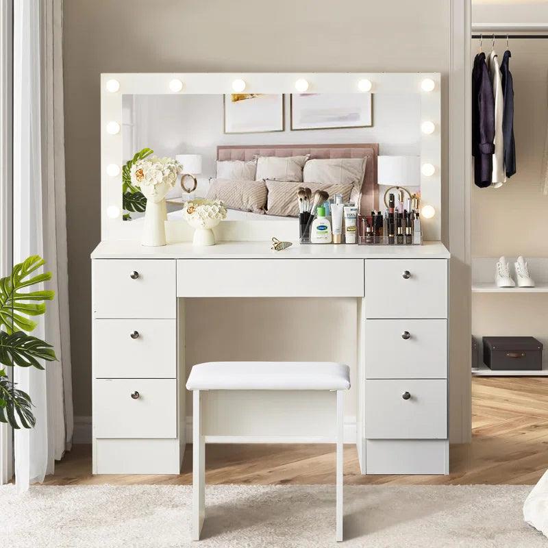 Lukas Dressing Table with Mirror