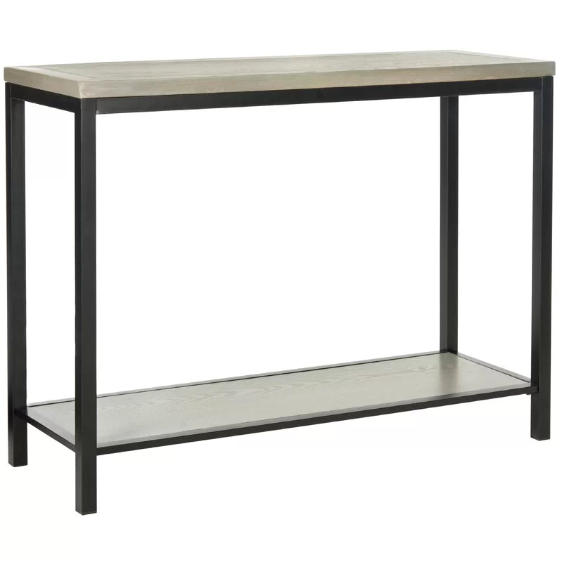 Aidan  Solid Wood Top Console Table