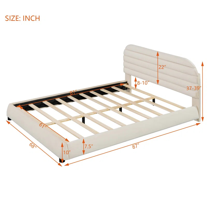 Meshae Upholstered Platform Bed