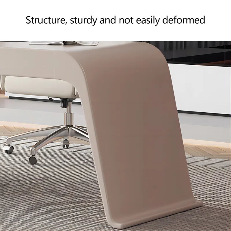 Modern Storage Desk with Built-In Power Strip & USB Ports | Heavy-Duty Eco-Friendly Furniture