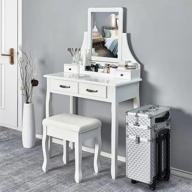 Jorge Dressing Table with Mirror - Ouch Cart 