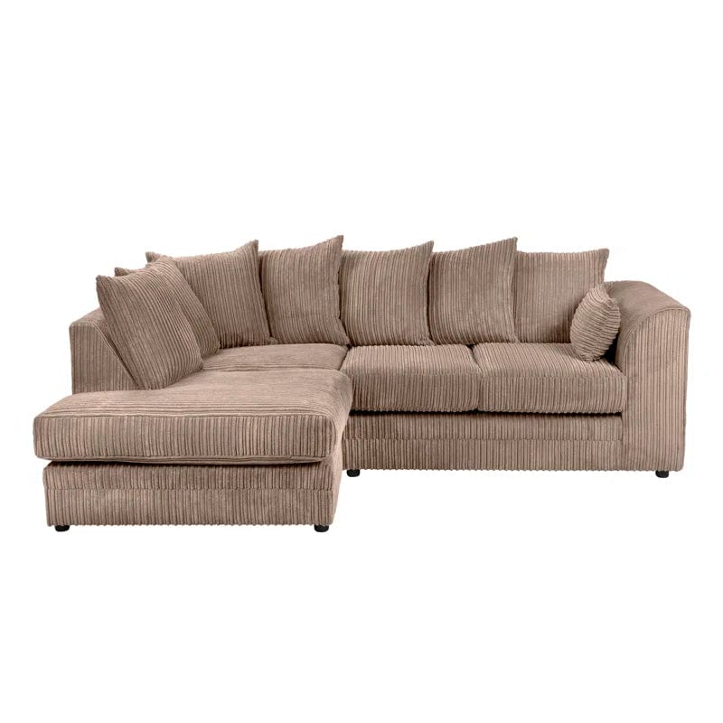 Moana 3 - Piece Upholstered Corner Sofa Chaise with Ottoman