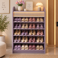 Modern Lavender Shoe Rack for Home  Large Shoe Organizer for Bedroom & Entryway