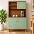 Modern Wooden Kitchen Cabinet with Coffee Station