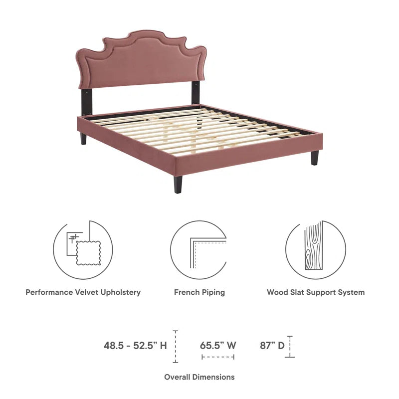 Modway Neena Performance Velvet Bed
