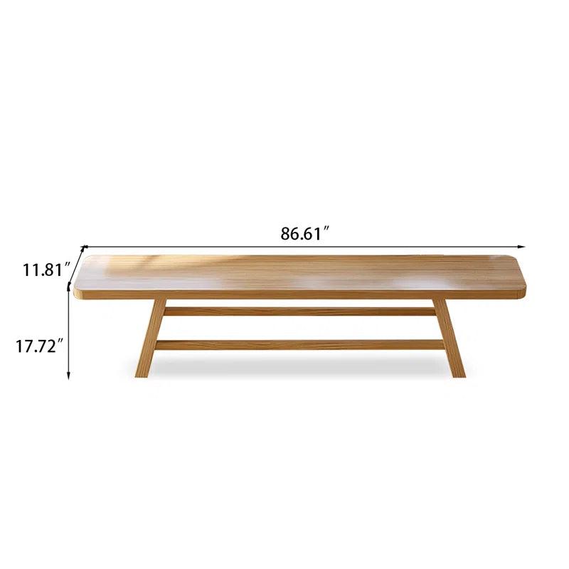 5 - Piece Solid Wood Trestle Dining Set - Ouch Cart 