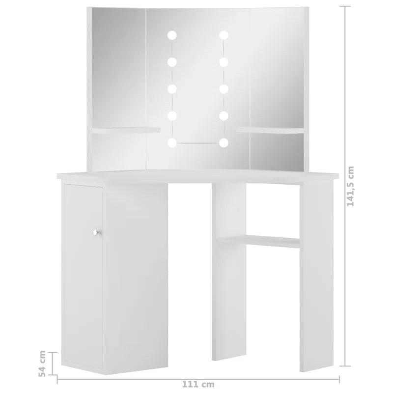 Daniela Dressing Table with Mirror - Ouch Cart 