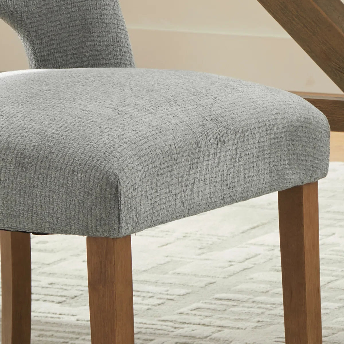 Modern Back Side Dining Chairs, Set of 2