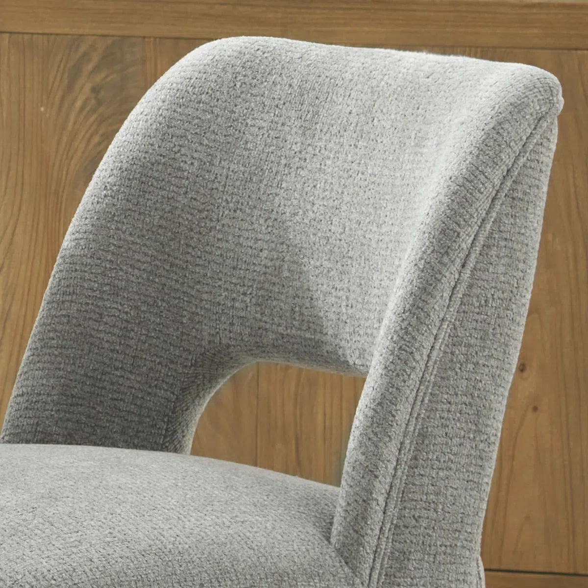 Modern Back Side Dining Chairs, Set of 2