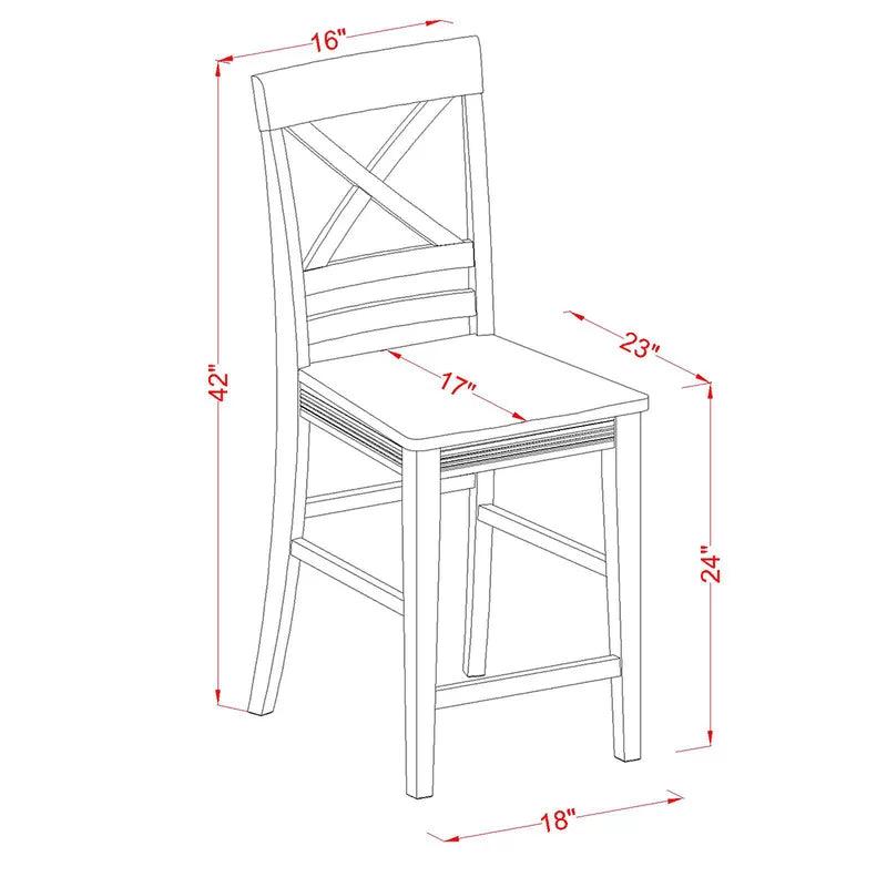 Solid Wood Dining Set - Ouch Cart 